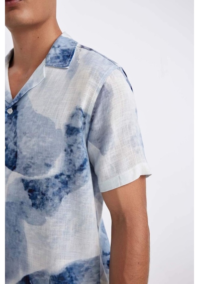 DeFacto Modern Fit Yazlık Polo Yaka Kısa Kollu Gömlek C4118AX24SMBE748 DeFacto Modern Fit Yazlık Polo Yaka Kısa Kollu Gömlek C4118AX24SMBE748