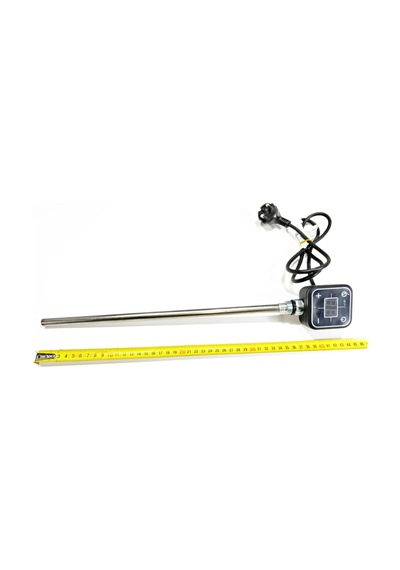 Sern 400w Siyah Renk Kare Dijital Hp013 Model Havlupan Isıtıcı Rezistans 230v L:350mm 1/2'' Yarım Parmak