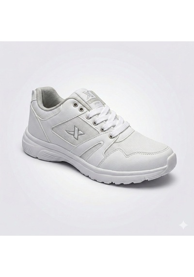 Xstep Unisex 36-47 Numara Arası Rahat Günlük Tekstil Spor Ayakkabı Beyaz