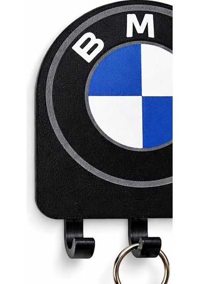 Bmw Logolu Anahtar Askılığı Duvar Tipi Anahtarlık Askısı 96x112mm