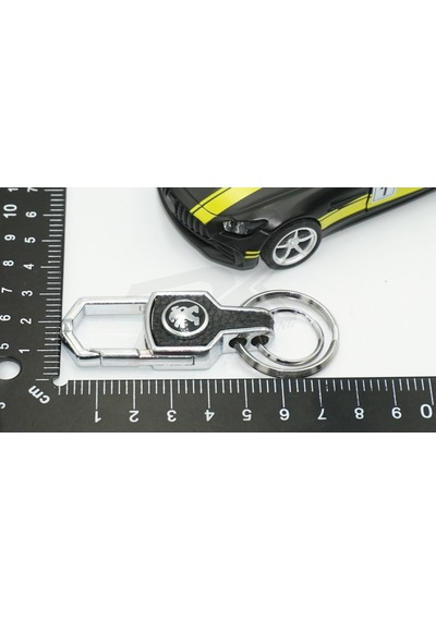Peugeot Uyumlu Logo Amblem Deri Metal Stil Anahtarlık