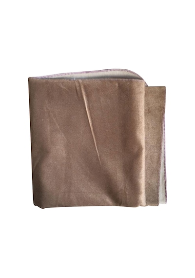 Okey Oyun Masa Örtüsü Flok 140x140 Kum Rengi