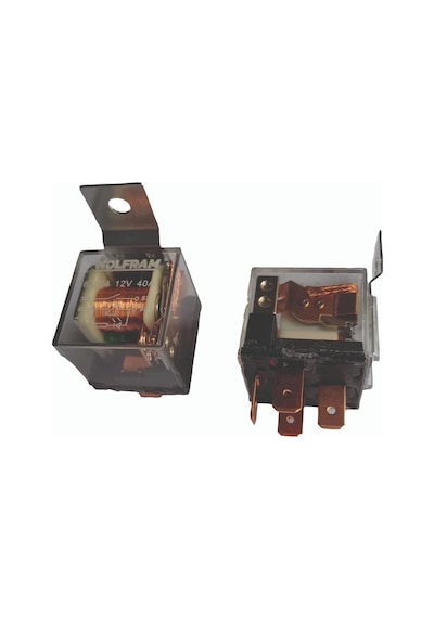 Röle Çift Platinli Şeffaf 4 Uçlu Eco 12v 5 Adet - Wolfram 63204