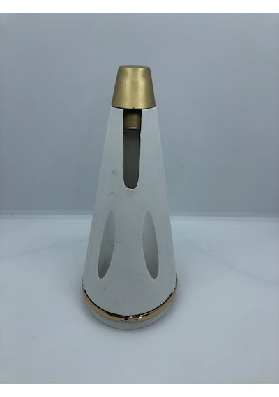 Karakoçaksesuar Plastik,19 Cm Beyaz-Gold Koltuk,Berjer,Mobilya Ayağı (4 Adet)