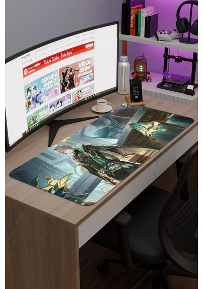 Alhaitham Genshin Impact Anime Gacha V2 - 90x40 Xxl Gaming Mouse Pad Fare Altlığı