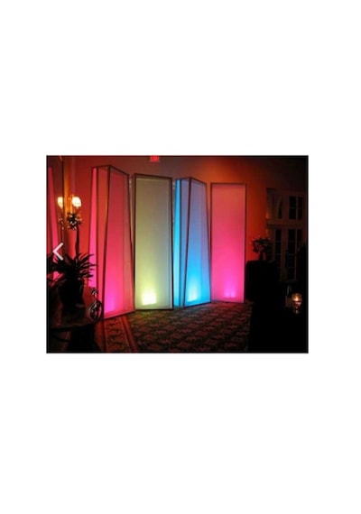 100 Cm Wallwasher Led Bina Dış Duvar Aydınlatma Mavi Işık Gri