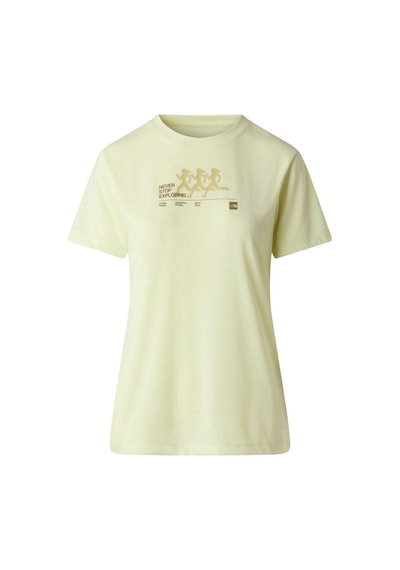 The North Face W Bıtmap Sılhouette Short Sleeves Tee-gr Kadın Tişört Nf0a8g0cg6o1 Limon