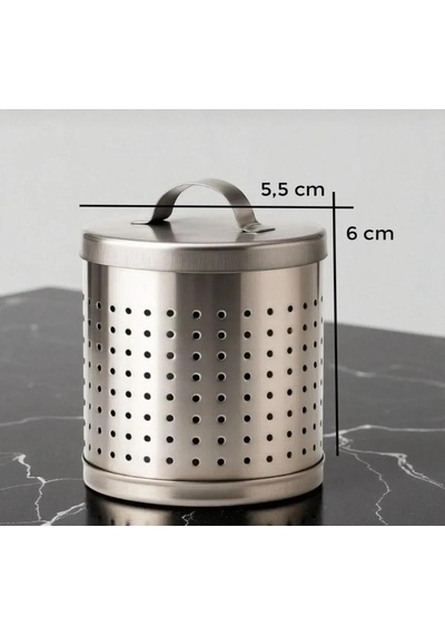 Paslanmaz Çaydanlık Içi Demlik Süzgeci 6.5x7 Cm - Ince Gözenekli Pratik Kullanım Çaycı Süzgeci Metal Diğer