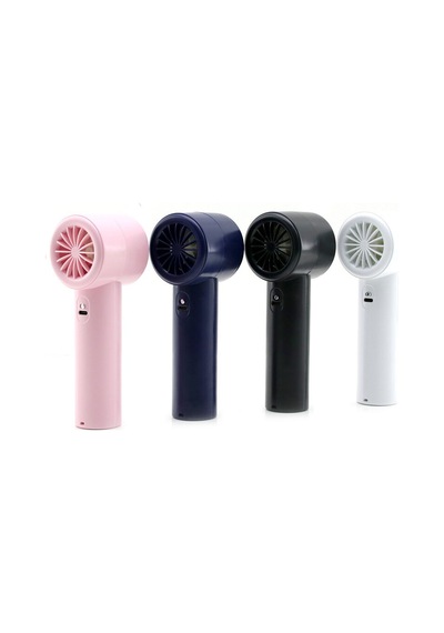 Mini El Fanı - Ayarlanabilir Hız - Dijital Gösterge - 5w - Karışık Renk Arkadaşa Hediye Cep Boy