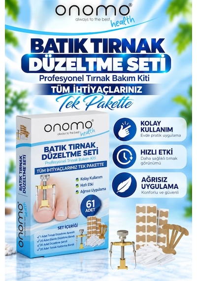 Health Batık Tırnak Düzeltme Seti 61 Adet