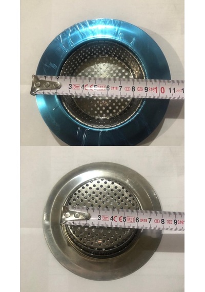 Metal Lavabo Süzgeci Büyük Boy Paslanmaz Metal Diğer