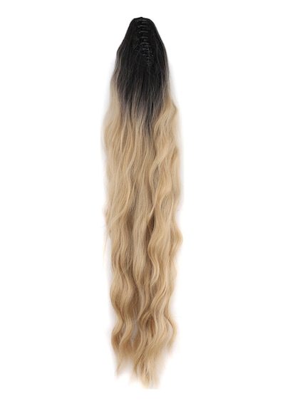 Tokalı Protein Fiber Sentetik At Kuyruğu / Koyu Bal Köpüğü Platin Ombre - Rxlu-898538 Çok Renkli
