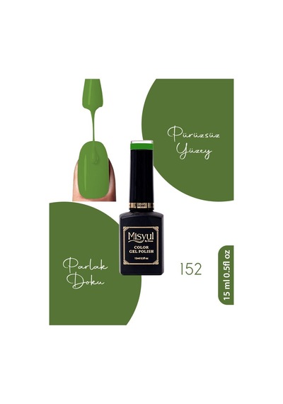Misyul Uv Led Kalıcı Oje Nail Art 15 Ml 152