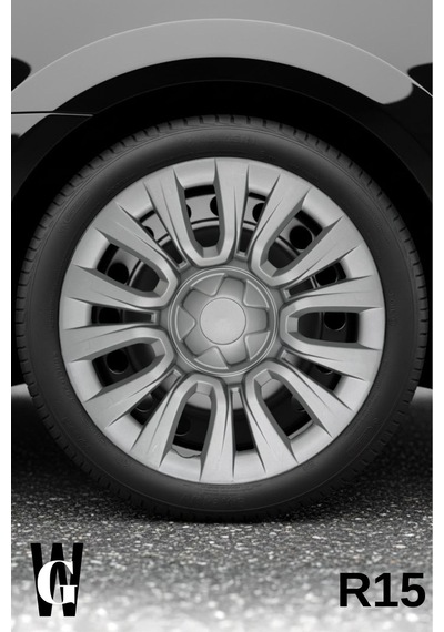 Mitsubishi Space Star 15 İnç Jant Kapağı 4 Adet Gri G107