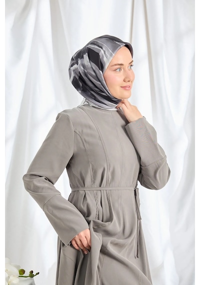 Silk Home %100 Twill İpek Eşarp S545 Gri