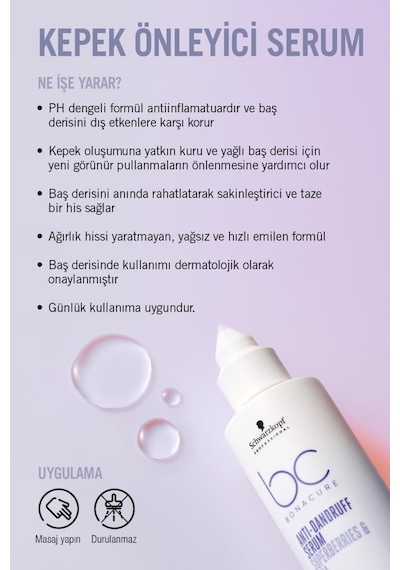 Bonacure Bc Clean Dandruff Kepek Serum 100 ML