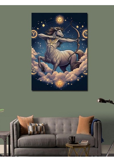 Kanvas Tablo Bulutlarda Yay Burcu 50cmx70cm