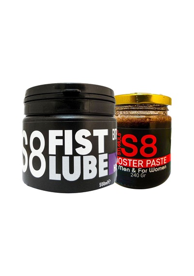 Stimul8 Fist Lube Büyük Boy Iubrikant Krem 500ml + Stimul8 240 Hem Erkeklere Hem Kadınlara Özel Destek