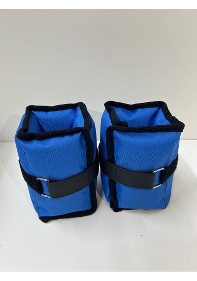 Me&ra Sport 1 Kg X 2 Adet El Ayak Bilek Ağırlık Seti Kum Ağırlık Torbası mavi