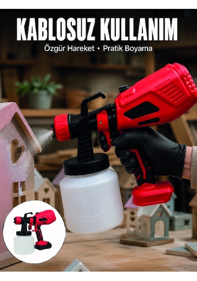 21v Güçlü Motor İle Profesyonel Boyama Performansı - Lisinya