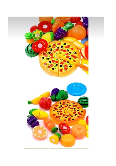 Tepsi Pizza Kesilen Meyve Sebze Dondurma Bisküvi Pasta Kesme Taht