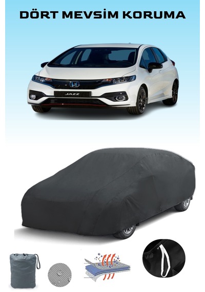 Siyah Honda Jazz 3 Araba Brandası, Oto Örtüsü, Araba Çadırı Siyah