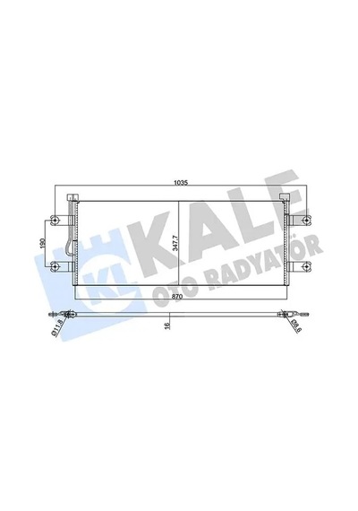 Kale 345530 Klima Radyatoru A9605001454