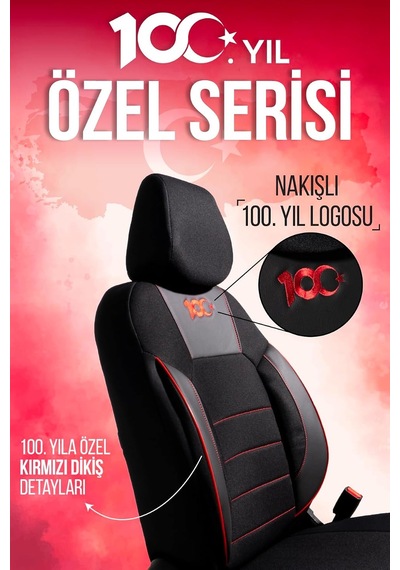 Ayrex 100. Yıl Özel Serisi Oto Koltuk Kılıfı Diğer