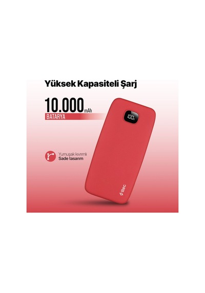 Ttec 2BB205GK Lcd 10.000 mAh Powerbank
