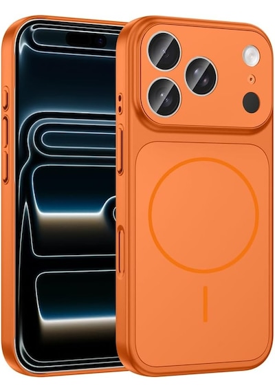 Nettech Apple Uyumlu iPhone 17 Pro Nt-n102 Arka Koruma Kılıf - Kozmik Turuncu Turuncu