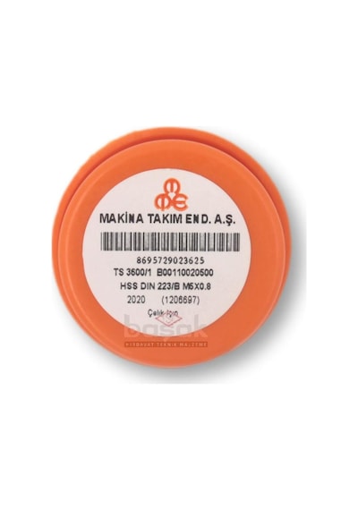 Mte M5 X 0.8 Pafta Normal Vidalı Hss Dın 223/b