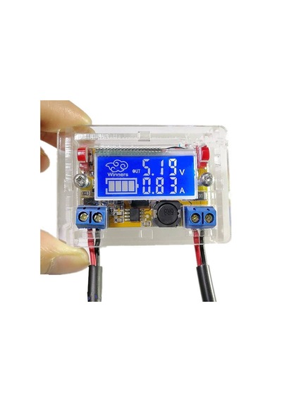 Alkatronik-3A Ayarlanabilir Voltaj Düşürücü Modül Ekranlı Ayarlı Güç Kaynağı