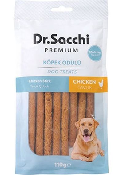 Dr.sacchi Premium Tavuklu Çubuk Tahılsız Köpek Ödülü 5 10lu 110 Gr 109-30026.01