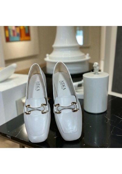 Aska Shoes Günlük Tokalı Babet 2025aska005 Bej