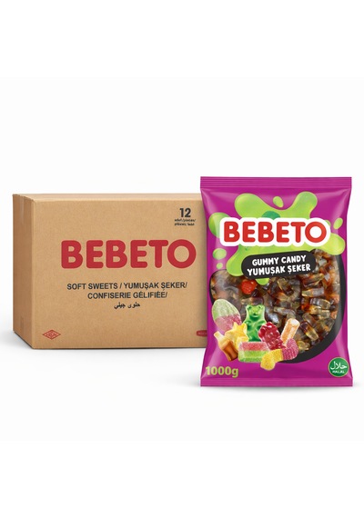 Jelibon 12 Li Paket 1 Kg Küçük Cola