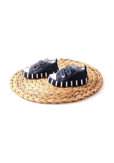 Papuçcity 02851 Unisex Çocuk Bebe Renkli Keten Konvers Ayakkabı 001