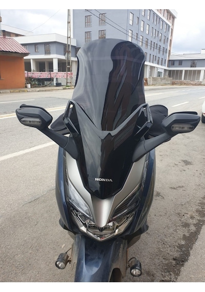 Motocam Honda Forza 250 Ön Cam 2018-2020 Model 58cm Siyah Renkli 4mm İade Yoktur