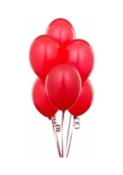 Metalik Kırmızı Balon 90 Adet 12 İnc Lateks Balon