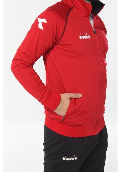 Diadora Mundial - Erkek Kırmızı Likralı Eşofman Takımı - Mundialk Kırmızı