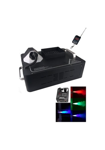 Quenlite Volcano-2500LK 2500 W LED Işıklı Uzaktan Kumandalı DMX Likitli Sis Makinesi 5 L