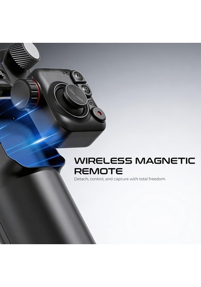 Lph113 3 Eksenli Akıllı Gimbal Stabilizatör, Siyah