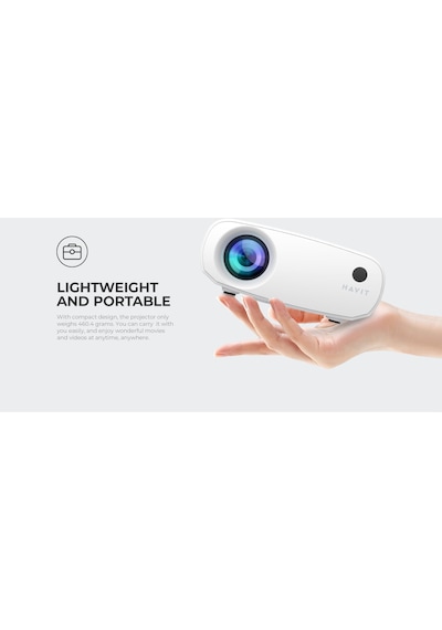 Havit PJ207 Prime Opal 6000 Lümen Taşınabilir HD Projeksiyon Cihazı
