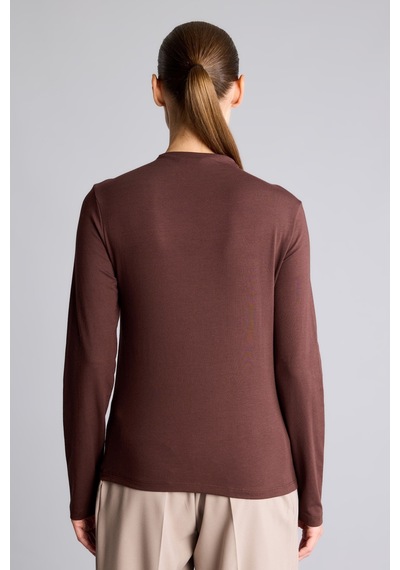 Defacto Slim Fit Modal Tunik G9242ax26aubn328 Kahve-bn328