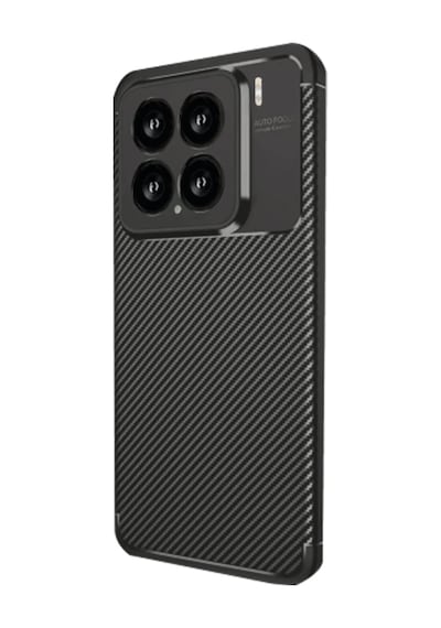 Xiaomi Mi 15 Uyumlu Kılıf Auto Focus Karbon Kapak - Siyah