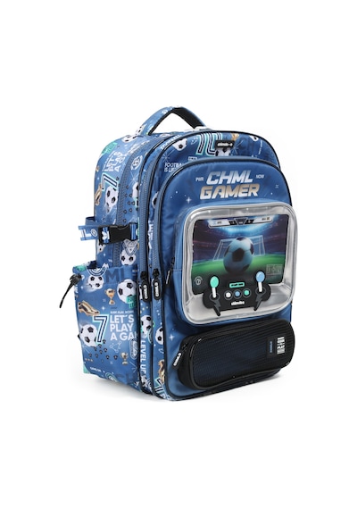 Chımola Chml Gamer Futbol Mavi Sırt Çantası 17"