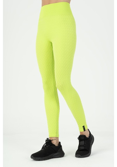 Maraton Active Slimfit Kadın Koşu Neon Yeşil Tayt 812093 Neon Yeşil
