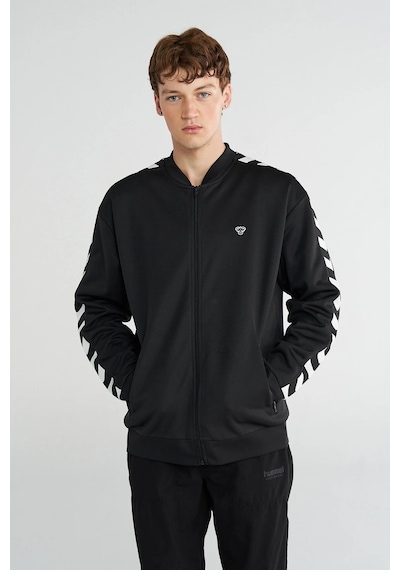 Hummel Archive Zip Jacket 922359-2001 Siyah Erkek Fermuarlı Sweatshirt Siyah