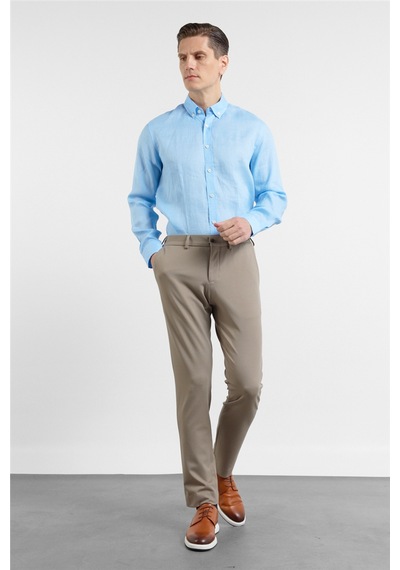 İmza Vizon Yan Cep Örme Slim Fit Esnek Jogger Pantolon 1003260173