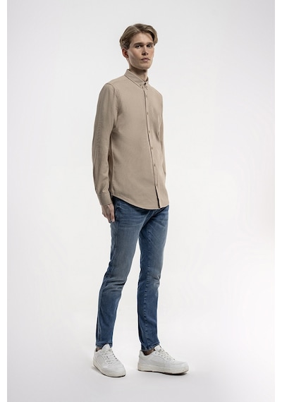 Loft Regular Fit Erkek Gömlek Lf2030872 Bej