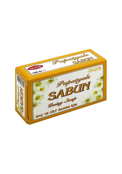 Akışık Saç ve Cilt Bakımı için Katı Papatyalı Sabun 100 G